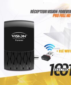 Récepteur Satellite Vision Forever Full HD+ Serveur - Electro1001 - Prix Tunisie (119 DT)