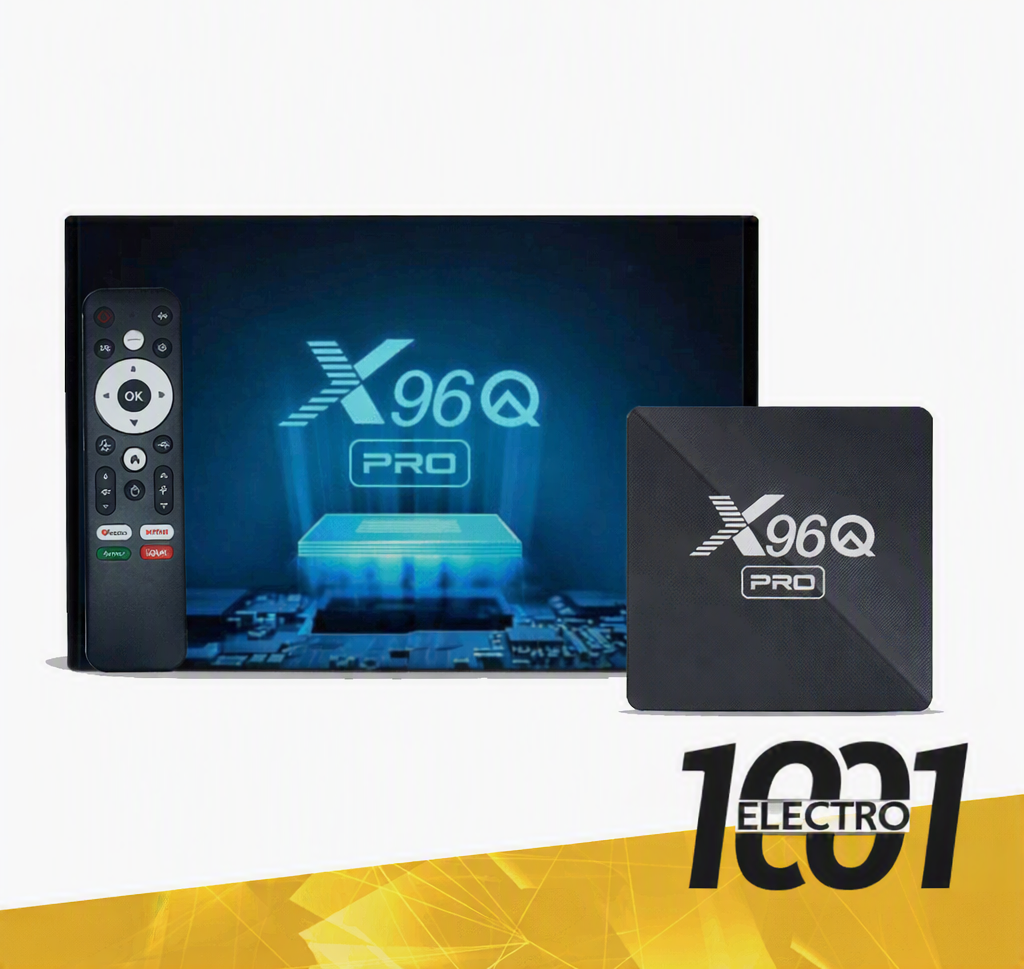 Box Android TV X96Q Pro - 4GB RAM / 64GB Stockage - Android 13 - 4K Ultra HD